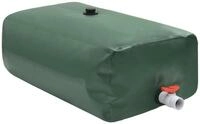 vidaXL Bew&auml;sserungssystem Wassertank mit Wasserhahn Faltbar 500 L PVC, (1-tlg)