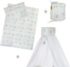 roba&reg; Kinderbettw&auml;sche 100 x 135 cm - Kinderbettgarnitur Woodland Buddies -...