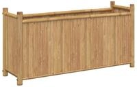vidaXL Blumentopf Pflanzk&uuml;bel 100x30x50 cm Bambus (1 St)