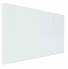 vidaXL Bodenplatte Feuerstelle Glasplatte Transparent 80 x 50 cm Glas, (1-St)