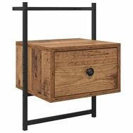 vidaXL Nachttisch Nachttisch mit Schubladen Altholz 35 x 30 x 51 cm...