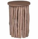 vidaXL Hocker Hocker Natur 30 x 30 x 45 cm Massivholz (1 St)