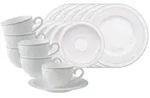 Villeroy & Boch Kaffeeservice Gray Pearl Kaffeeservice 18-tlg. (18-tlg), 6...