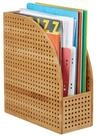 relaxdays Organizer Stehsammler Bambus A4
