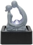 Dehner Zimmerbrunnen Palila, mit LED-Beleuchtung, ca. 21.5 x 27 x 18 cm,...