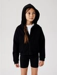 Name It Kapuzensweatjacke NKFMILLE SHORT NREG SWE CARD WH UNB NOOS