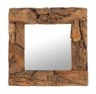 DESIGN DELIGHTS Wandspiegel HOLZSPIEGEL "Holz massiv 50", Holz massivkholz,...