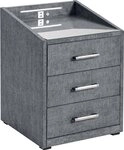 ED EXCITING DESIGN Nachtkonsole Moon, mit LED-Beleuchtung und USB-Anschluss &