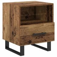 vidaXL Nachttisch Nachttisch Altholz 40 x 35 x 47,5 cm Holzwerkstoff (1-St)