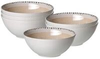 Ritzenhoff & Breker Schale Natura M&uuml;slischalen &oslash; 16,5 cm 6er Set, Steinzeug,...