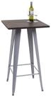 MCW Bartisch MCW-A73-Tisch, Industriedesign, Holztischplatte