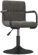 vidaXL Barhocker Barhocker Dunkelgrau Samt (1 St)