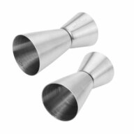 WESTMARK Barma&szlig; Jigger f&uuml;r Cocktails, je 2 Ma&szlig;einheiten: 2/4 cl und 2/3 cl,