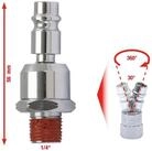 KS Tools Schlauchverschraubung KS Tools 1/4" Metall-Kugelgelenk-Stecknippel,...