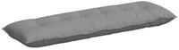 vidaXL R&uuml;ckenkissen R&uuml;ckenkissen Hellgrau 160 x 19 x 50 cm Stoff, 1-tlg.