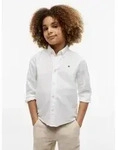 Tommy Hilfiger Langarmhemd FLAG OXFORD SHIRT Kinder bis 16 Jahre mit