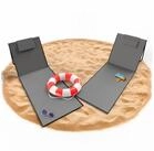BigDean Gartenliege Strandmatte 2er Set gepolsterte Strandliege klappbar
