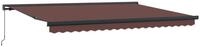 vidaXL Markise Markise Manuell Braun 450x300 cm (1-St)