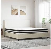 Taschenfederkernmatratze, vidaXL, Matratze Taschenfederkern Mittel 200x200 cm