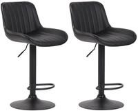 CLP Barhocker Lentini Kunstleder (Set, 2er), h&ouml;henverstellbar