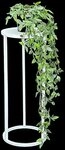 DanDiBo Blumenhocker Metall Wei&szlig; Rund 50-70 cm Blumenst&auml;nder 96483