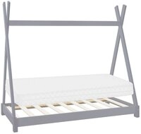 ML-DESIGN Spielbett Hausbett Tipi Zeltbett inkl. Lattenrost Bodenbett Kinder