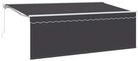 vidaXL Markise Einziehbare Markise Anthrazit 400 x 200 cm (1-St)
