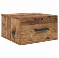 vidaXL Nachttisch Nachttisch mit Schubladen Altholz 35 x 35 x 20 cm...