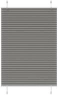 vidaXL Plissee, Plissee Anthrazit 95x150 cm Stoffbreite 94,4 cm Polyester