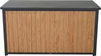 Siena Garden Kissenbox, Gestell aus Aluminium, 159x79x83cm woodlook