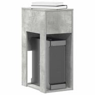 vidaXL Schrankmodule Computerschrank mit Schublade Betongrau 30x44x74 cm