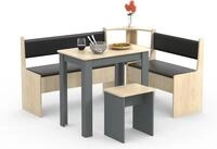 VCM Essgruppe Eckbankgruppe Sitzgruppe Esal Mini, (Set, 5-tlg., 1x Esstisch 1x...