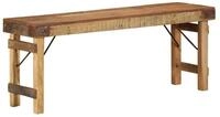 vidaXL Sitzbank Bank Natur 110 x 35 x 46 cm Wiederverwertetes altes Holz (1-St)