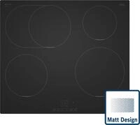 BOSCH Induktions-Kochfeld Serie 4 PIF61ABB5E, Mattes Design in Carbon Black und