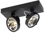 Qazqa LED Aufbaustrahler Go, ohne Leuchtmittel, Warmwei&szlig;, QAZQA Aufbau&shy;spot,...