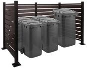 MCW M&uuml;lltonnenbox MCW-K57-3 (4 St), Beliebig erweiterbar, Einfache Montage
