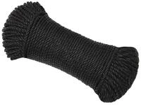vidaXL Seil Arbeitsseil Schwarz 8 mm 250 m Polypropylen (1-tlg)
