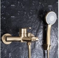 wohnwerk.idee Wannenarmatur Badewannenmischer Einhebelmischer mit Handbrause...