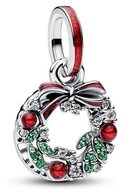 Pandora Charm-Einh&auml;nger Pandora Moments Weihnachtskranz Doppel-Charm-Anh&auml;nger