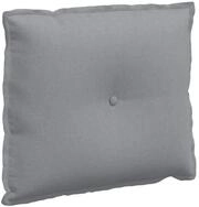 vidaXL R&uuml;ckenkissen R&uuml;ckenkissen Hellgrau 60 x 19 x 50 cm Stoff, 1-tlg.