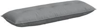 vidaXL R&uuml;ckenkissen R&uuml;ckenkissen Hellgrau 140 x 19 x 50 cm Stoff, 1-tlg.