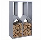MCW Kaminholzregal MCW-P76, BxTxH:95x50x160 cm, Markantes Design, Viel Stauraum,