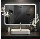 CLP Wandspiegel Jericho, Bluetooth-Lautsprecher, Anti-Fog, LED-Licht, IP44