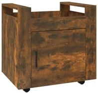 vidaXL B&uuml;rowagen, Rollwagen R&auml;uchereiche 60x45x60 cm Holzwerkstoff