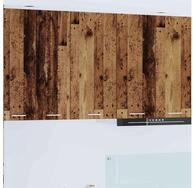 vidaXL H&auml;ngeschrank H&auml;ngeschrank Altes Holz und Wei&szlig; 40 x 31 x 80 cm...