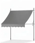 Sol Royal Markise Klemmmarkise 3m Breit ohne Bohren SolVision BM3, Anthrazit