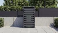 weka M&uuml;lltonnenbox Gary, Metall pulverbeschichtet, BxTxH: 68x80x116 cm