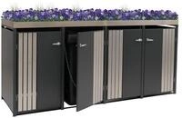 MCW M&uuml;lltonnenbox MCW-O67-PK-4 (1 St), Luftzirkulation durch...