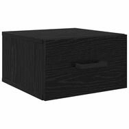vidaXL Nachttisch Nachttisch Schwarz Eichen-Optik 35 x 35 x 20 cm Holzwerkstoff