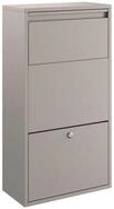 vidaXL Briefkasten 44 x 22 x 82 cm Briefkasten Postkasten mit Paketbox...